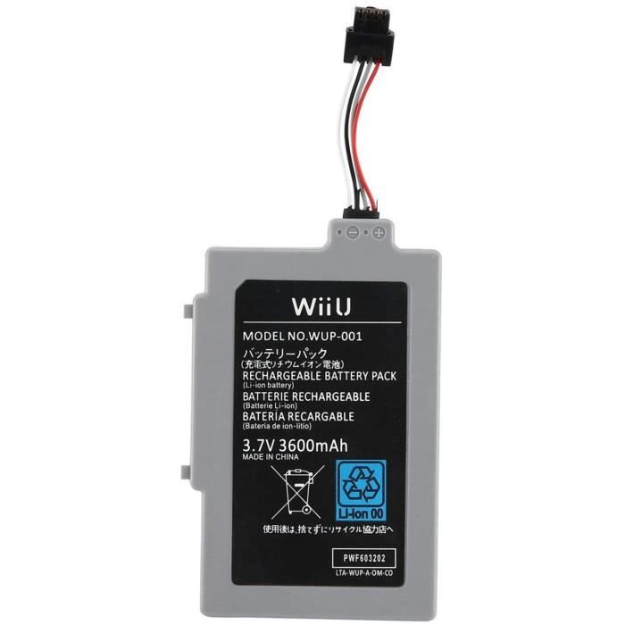 Аккумуляторная батарея — WII U — 3600 мАч — Аксессуары для игр — Gris — Mixte