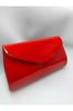Women's Stylish and Useful Evening Dress Bag Red Patent Leather Evening Dress Bag