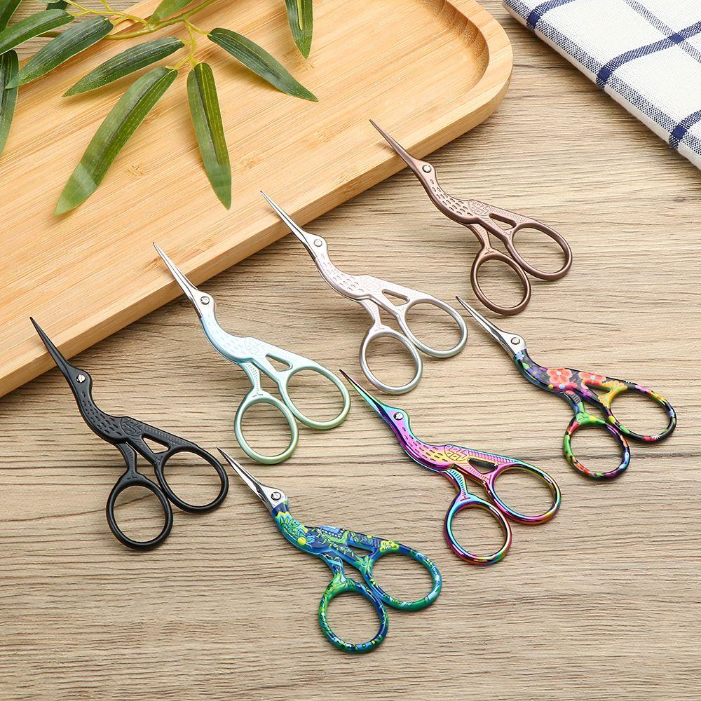 Вышивка Ретро Дом Ножницы для вышивания Ножницы Нержавеющая сталь Журавль