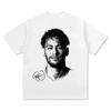 Neymar Neymarjr Heavy Cotton Printing Short-sleeved T-shirt American Retro Short-sleeved Couple Basketball Clothes Versatile