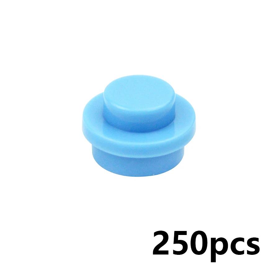 250 шт. Детали для сборки MOC 4073 6141 15570 Пластина Круглая 1x1 Точка DIY Строительные Блоки 1*1 Фигурки Кирпичи-Лампочки Игрушка для Детей