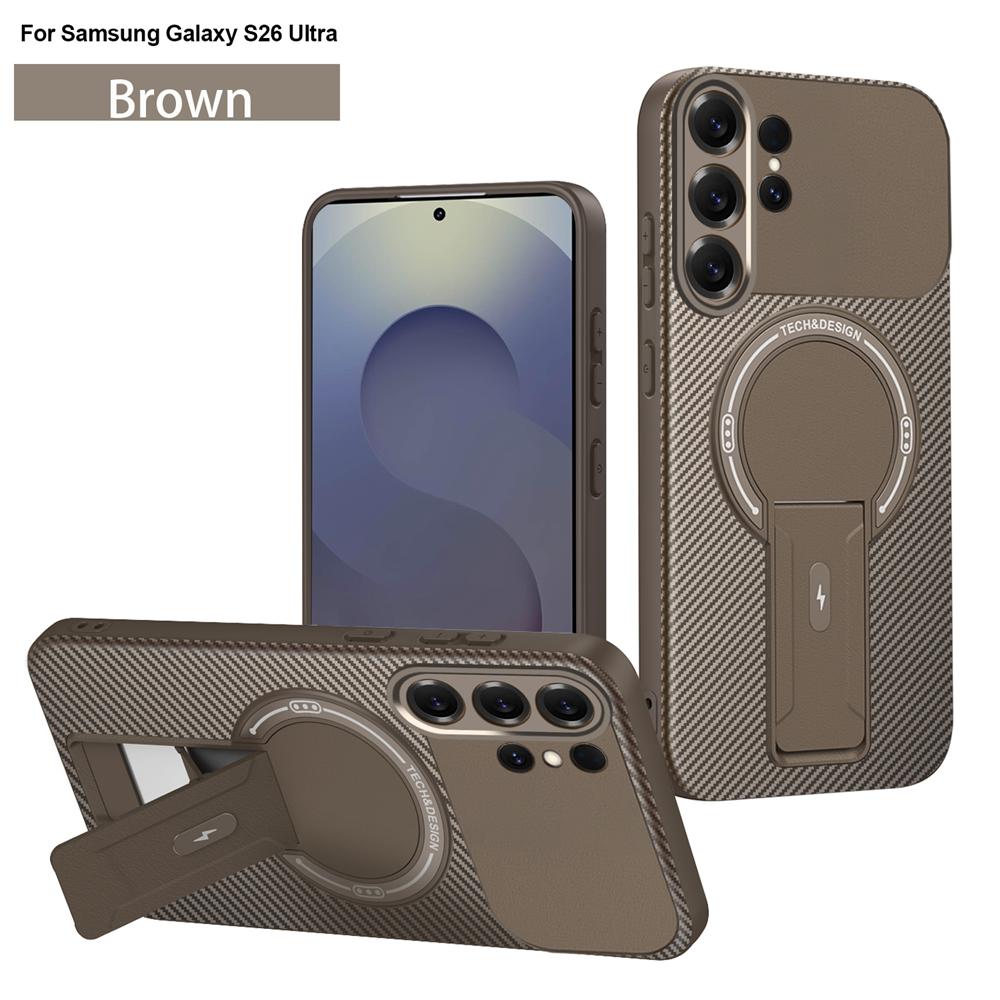 Магнитный Броневой Держатель Чехол Для Samsung Galaxy S26 Ultra S25 Edge S24 FE S23 S22 5G Для Magsafe Беспроводной Зарядный Чехол