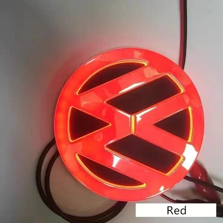 Новый светодиодный значок-эмблема 11 см 4D Volkswagen для передней и задней части автомобиля Для VW Polo Golf Jetta Beetle CC Tiguan Touran Passat MK7 MK5