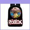Стильный рюкзак Roblox с разноцветным дизайном и большой вместимостью для школы