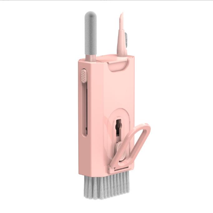 8 in 1 Cleaning Kit Computer Keyboard Cleaner Brush Earphones Cleaning Pen For Headset IPad Phone Cleaning Tools Keycap Puller