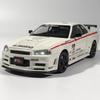 1:24 Nissan GTR R34 Skyline Super Sports Car Alloy Metal Diecast Model Car Home Decoration Desktop Display Ornament Holiday Gift