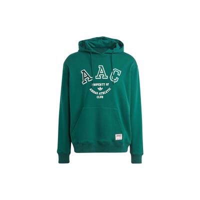 adidas Мужская толстовка с капюшоном Originals Trefoil Aac с логотипом, лесно-зеленая IM4576