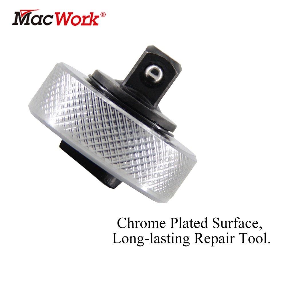 Мини-торцевой ключ с трещоткой MacWork 1 шт., 1/4 дюйма, 3/8 дюйма, 1/2 дюйма, цельнометаллический торцевой ключ с трещоткой для ладони, реверсивный инструмент с трещоткой для пальцев