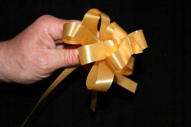 Wstążki Ściągane Kokardy 3 Cm, 25 Szt, J. Zielone