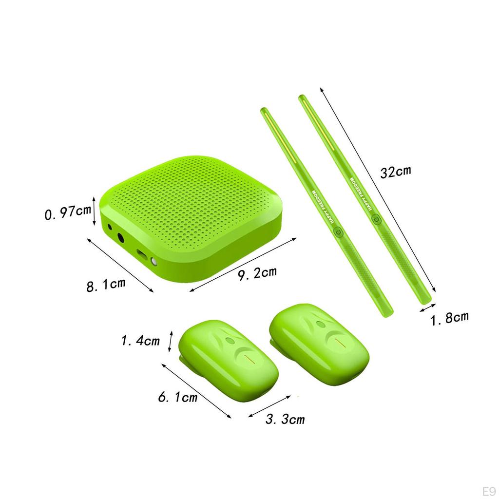 С барабанными палочками, электрический набор, соматосенсорные наборы ударных, электронный портативный набор