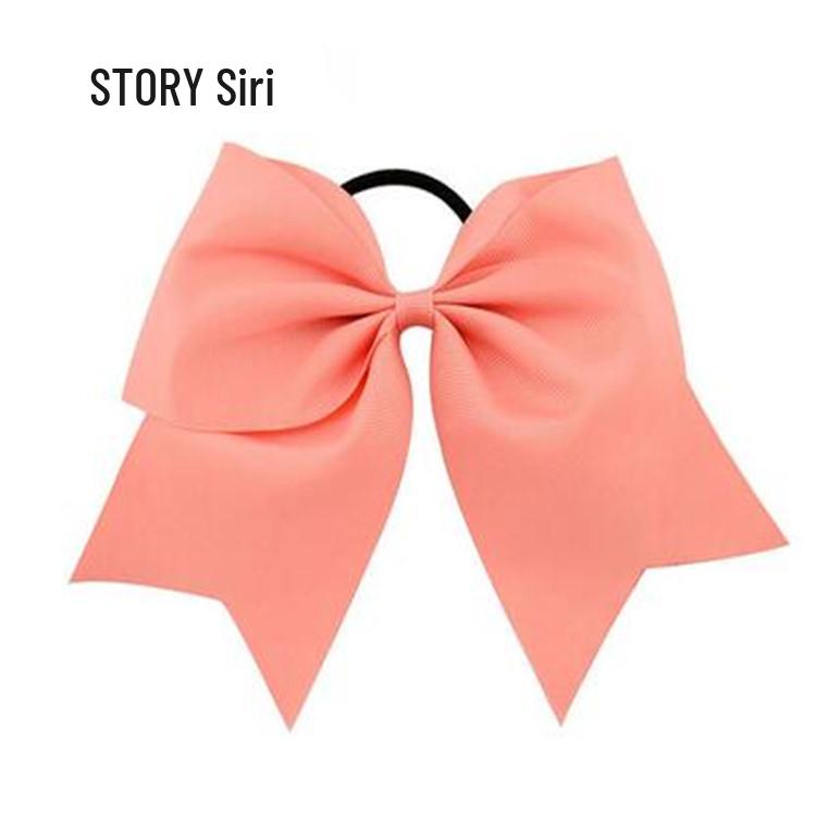 8-Inch Pigtail Bow Ribbon Hair Tie for Girls