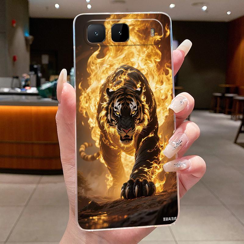 Чехол для Infinix Hot 60i 5G X6730 Роскошный Дракон Милый Крутой Мальчики Девочки Мягкий силиконовый Чехол для телефона Задняя крышка Прозрачная ТПУ Оболочка