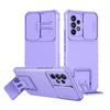KEYSION Shockproof Case for Samsung A53 A33 A73 5G A23 Push Pull Camera Protection Live Stand Phone Cover for Galaxy A52 A72 A32