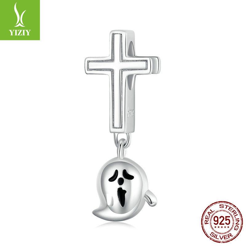 Halloween Bracelet Beaded 925 Silver, Diablo Festival Diy Bead Loose Bead Accessories