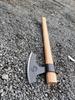 High Manganese Steel Viking Chopping Axe, Long-Handle Wood and Bone Splitter for Outdoor Woodworking.