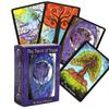 9.5*6.7cm Tarot of Trees 80 Cards Deck Pocket Sized Fortune Telling Game Divination Beginner Tarot Learning