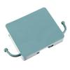 Phone Organizer Box with Adhesive Phone Stand Telecontroller Storage Phone Holder Data Cable Hooks