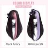 Synthetic Wig Double Spell Color Long Straight Girl Sweet And Spicy Girl Group Style Y2K Girl Lolita Long Ltraight Hair