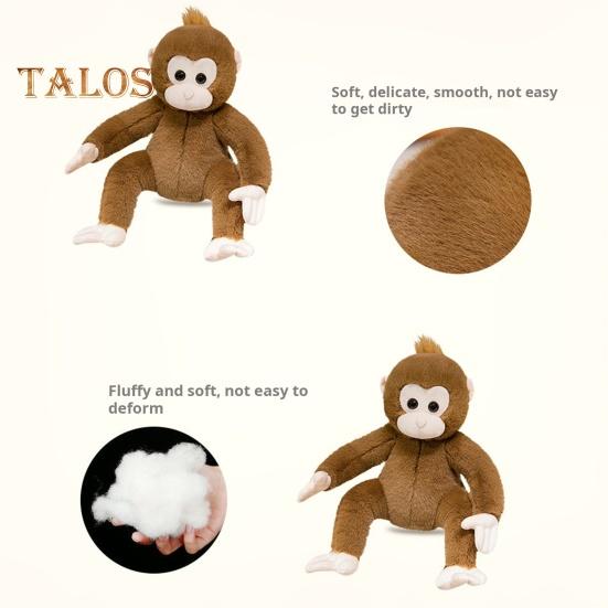 Большая плюшевая игрушка в виде обезьяны, милые детеныши обезьян, мягкая плюшевая кукла-обезьянка для мальчиков и девочек, подарки на день рождения