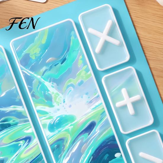 Game Night Essentials Fidget Trading Board Mat, Non-Slip Rubber 18" x 16" Portable Toy Organizer with Accept Add Reject Markers for Toys Non Slip