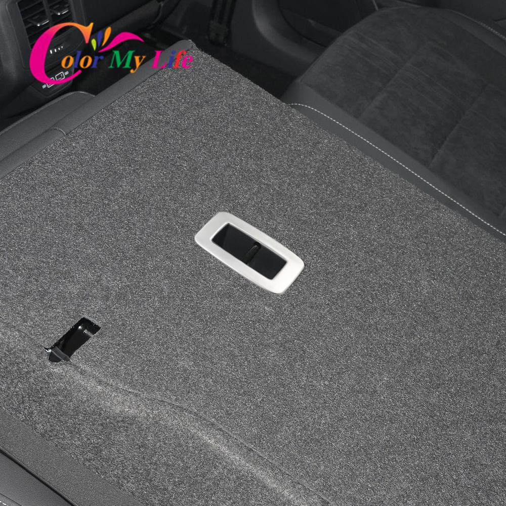 Кнопка регулировки заднего сиденья, накладка для Volkswagen VW T-ROC TROC 2018-2023, автомобильный Стайлинг, интерьер