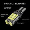 2 шт. T15 3030 45chips W16W светодиодный фонарь заднего хода резервная лампа Canbus лампы без ошибок светодиод высокой мощности Canbus W16W