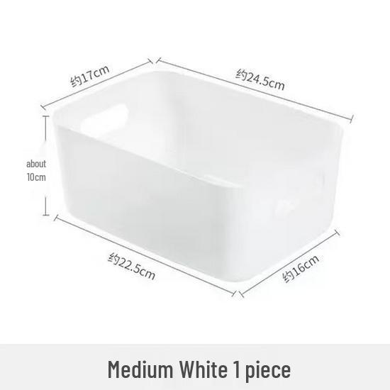 Rectangular Household Cabinet Storage Box for Clothes, Cosmetics, Toys, Snacks, and Sundries.