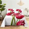 Tulip Bed Sheets Set With Pillows Case Flowers Bedsheet With Pillowcase 2 Pcs 3Pcs For Single Double Beds King Full Twin Size