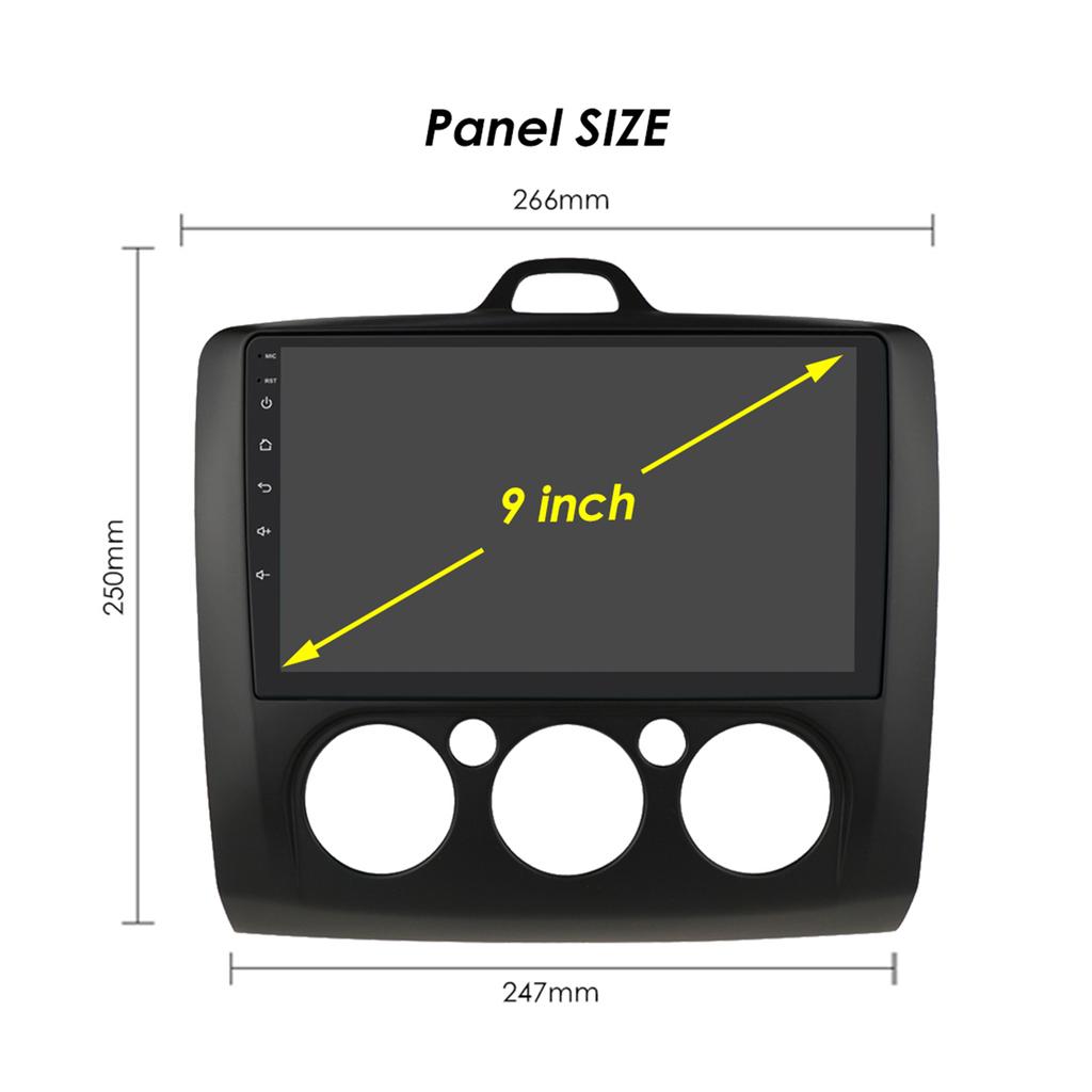 OSSURET Android13 Автомобильное радио для Ford Focus 2 3 Mk2 Mk3 2004-2011 Мультимедийный видеоплеер Навигация Интеллектуальный экран GPS 2Din Carplay 4G Авто Стерео