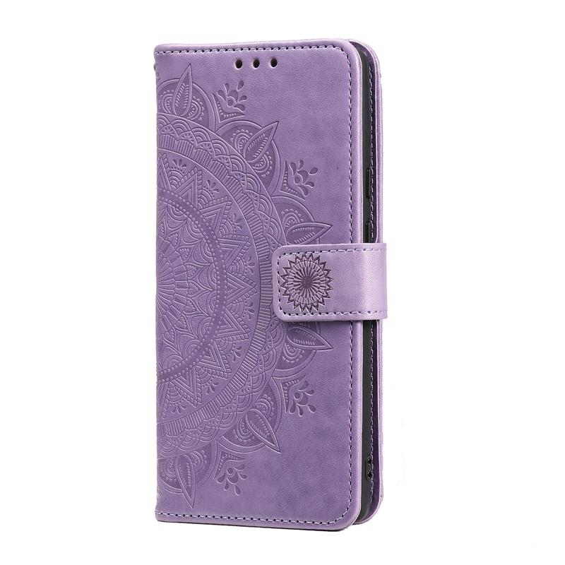Embossed Totem Card Slot Photo Frame Leather Wallet Case For iPhone Samsung Huawei Honor Xiaomi Redmi Lanyard Phone Flip Cover