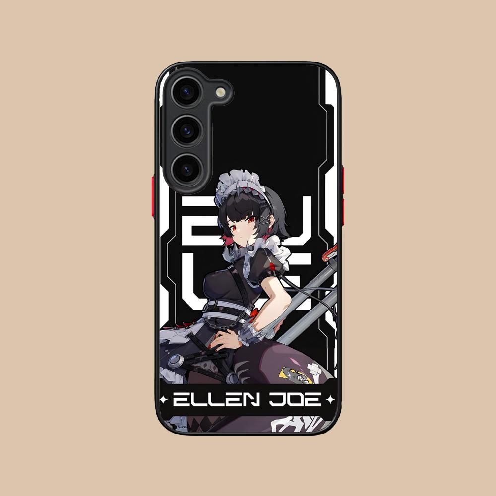Чехол для телефона Zenless Zone Zero Эллен Джо для Samsung Galaxy S25 S24 S23 S22 S21 Plus FE Ultra Цветной Силиконовый Защитный Красивый