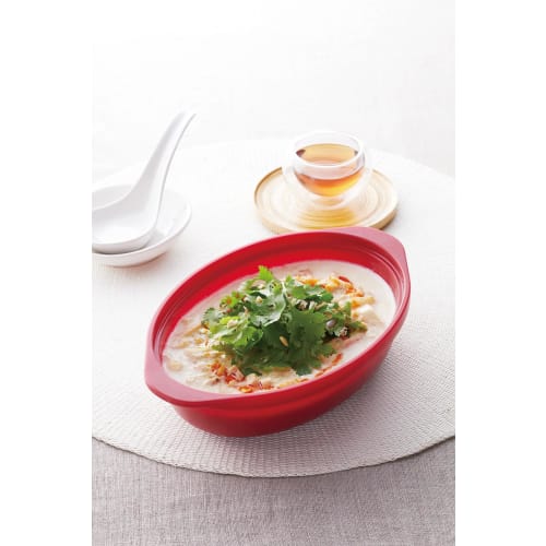 VIV Breakfast Silicone Steamer, 680ml, Red, 59987