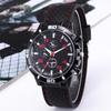 Men's Casual Silicone Strap Sports Quartz Watch