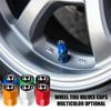 4Pcs/Set Car Wheel Tire Valve Caps Metal Stem Cover Car Accessories For Honda City HR-V Jazz Accord Civic CR-V Fit Mugen Insight