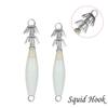 1/5PCS Simulation Jigs Angling Fishing Tackle Octopus Bait Wood Shrimp Lures Squid Hook