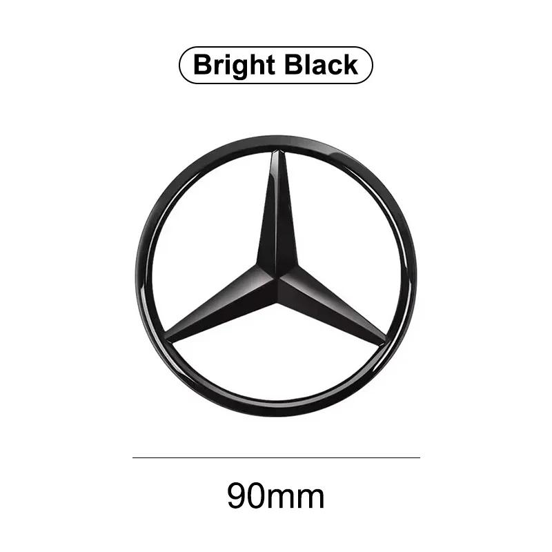 Car Front Hood Back Trunk 3D Emblem Decoration Logo Stickers For Mercedes Benz AMG GLE GLS CLA CLE GLC CLS GLA W223 W213 W206 AD1