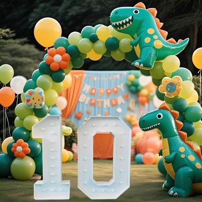 1 шт. 73 см/28,7 дюйма Светящийся цифровой каркас для шаров-маркиз для дней рождения, свадебных юбилеев, выпускных вечеров со светом