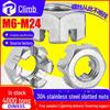 304 Stainless Steel Slotted Hex Nut, M12/M14/M16 Sizes