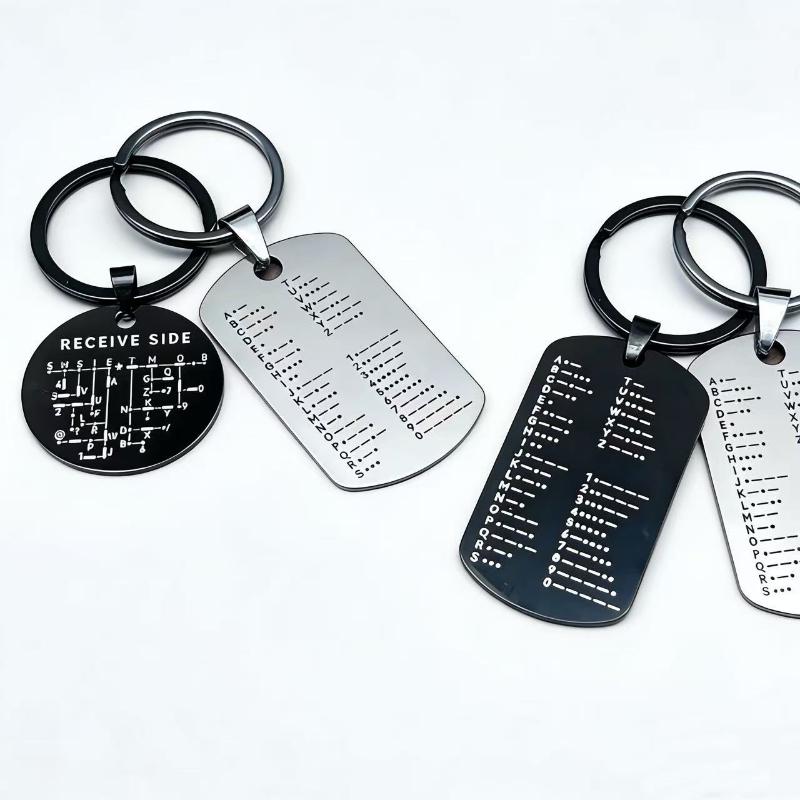 Lightweight Walkie-Talkie Keychain for CW Training Designed for Amateur Radio Hobbyists