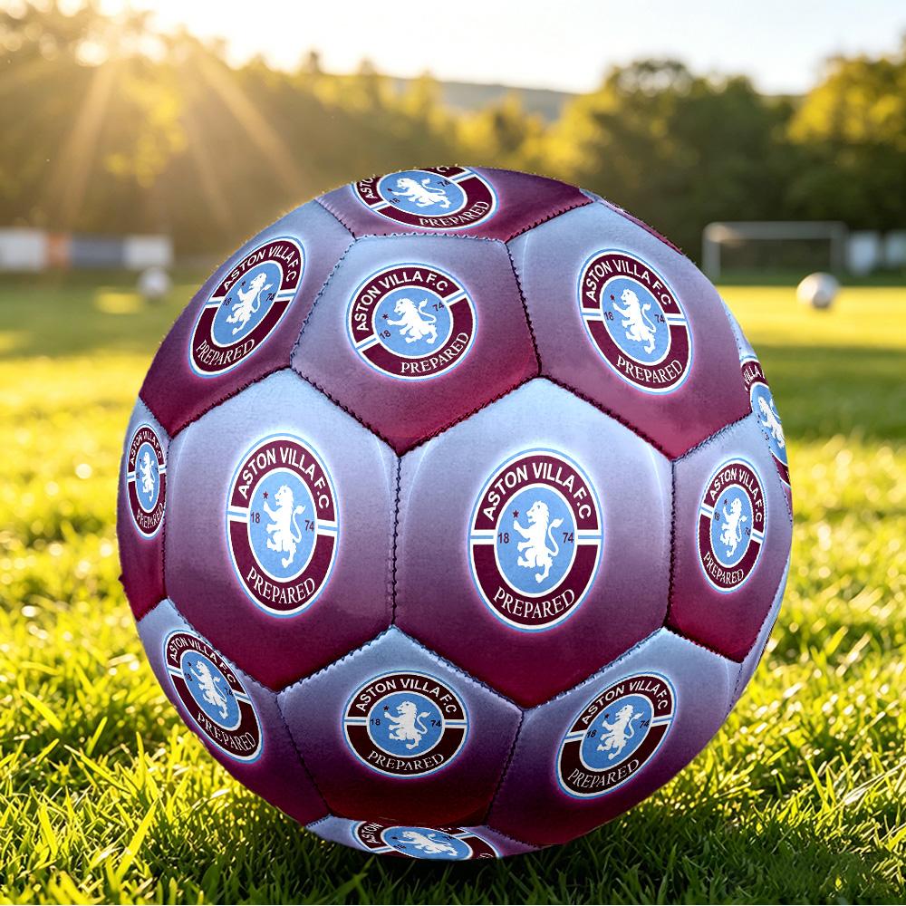 Футбольный мяч Aston Villa, размер 5, с принтом, противоскользящий, для взрослых, сувенир для футбольных фанатов