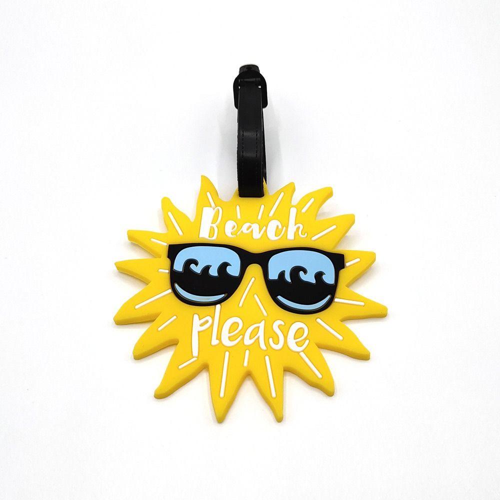 Cartoon Style Cartoon Luggage Tag Travel Accessories Name ID Address Tags Baggage Boarding Label