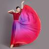 Flowing Long Skirt Gradient Belly Dance Skirt Women Classical Dance Performance Costume Sun Skirt