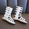 Toddler Infant Kids Baby Girls Summer Roman Princess Shoes Open Toe Zip Sandals