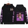 Fashion Sport Anime Demon Slayer Kimetsu No Yaiba Funny Kamado Nezuko Print Fashion Zipper Coat Oversize Hoodie Sweatshirt
