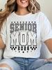 2026 Senior Mom Tshirt Graduate Proud Mom Tshirt Summer Fashion Womens Short Sleeve Cool Interesting Printed Tees