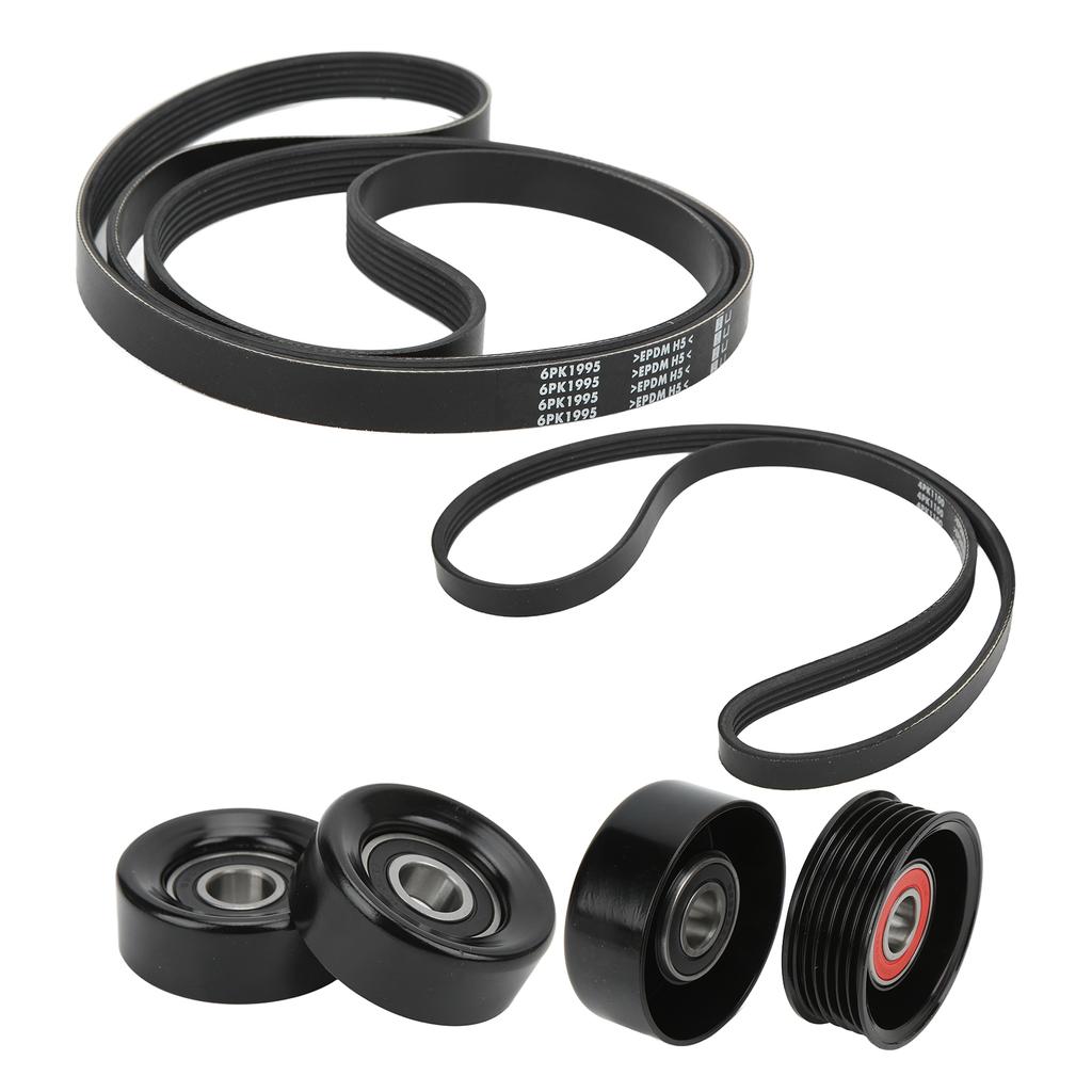 Belt Idler Pulley Kit FYE337042 Low Noise Replacement for VT VX VU VY VZ V8 LS1 LS2 GEN3 5.7 6.0L