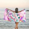 1pc Catch Teenieping Magic Sweethear (4) Beach Towel, Beach and Seaside Swimming Pool Equipment, Fashion Pattern, Rectangular, Travel Essentials
