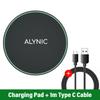 Wireless Charger For iPhone 17 16 15 14 Pro Max Induction Fast Charging Pad Dock Station For Samsung S23 S22 Xiaomi Huawei
