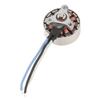 RC Airplane Motor 3.7V Aluminum Alloy Metal Easy To Install 1503 4 Axis RC Airplane Brushless Motor for Propeller