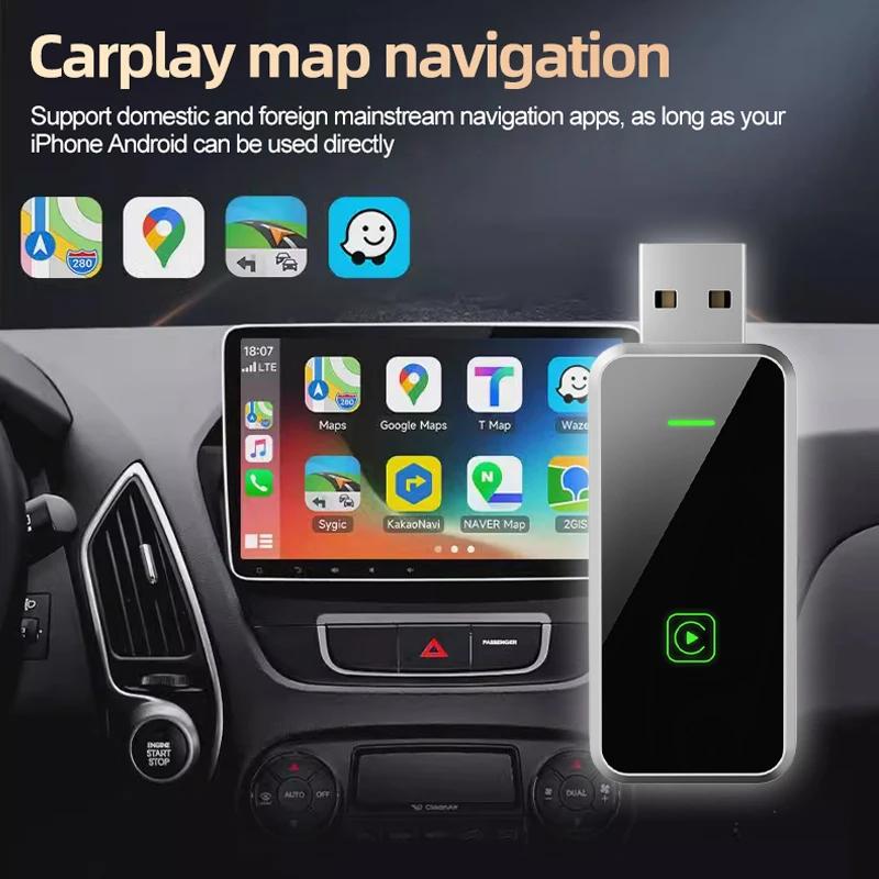 Carplay Wireless Adapter Android Auto 2in 1 Smart Dongle 2025 5G WIFI For iphone Android Phone For BMW X2 F39 F47